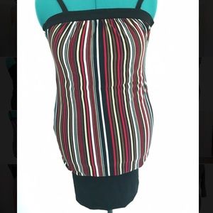 Pinstripe cocktail dress
